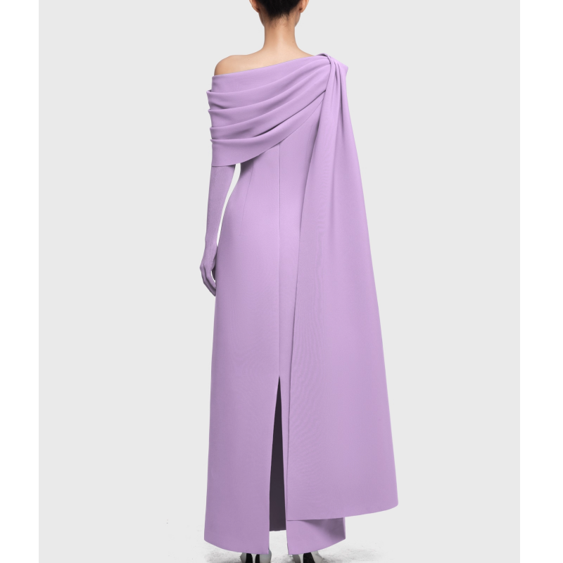 NAVCT Off-Shoulder Evening Dress Gown