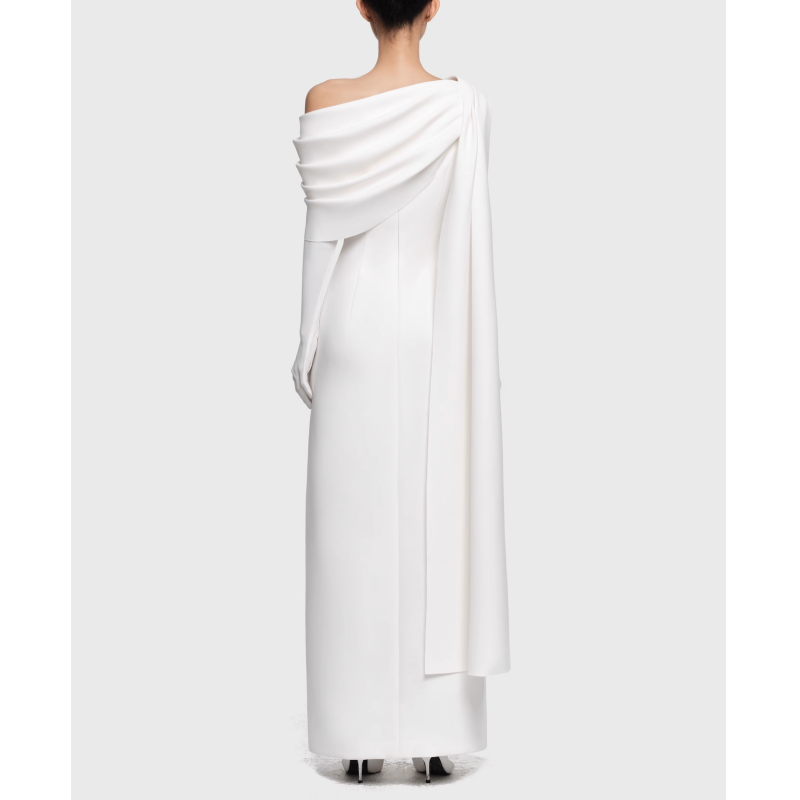 NAVCT Off-Shoulder Evening Dress Gown