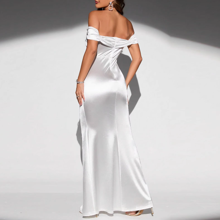 NEVDO Off-Shoulder Slip Evening Dress Gown