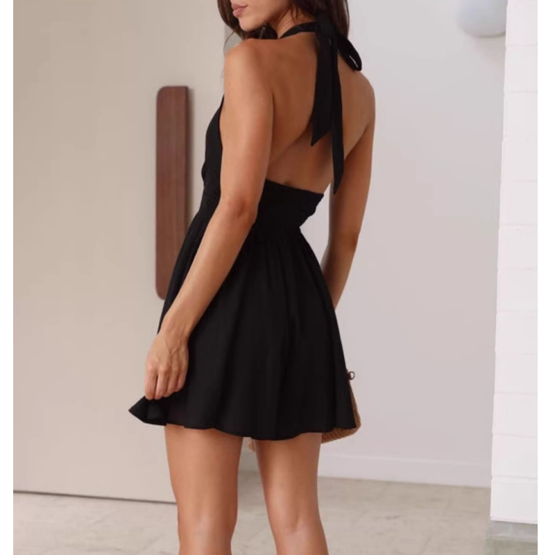 NOVTI Cut Out Mini Dress