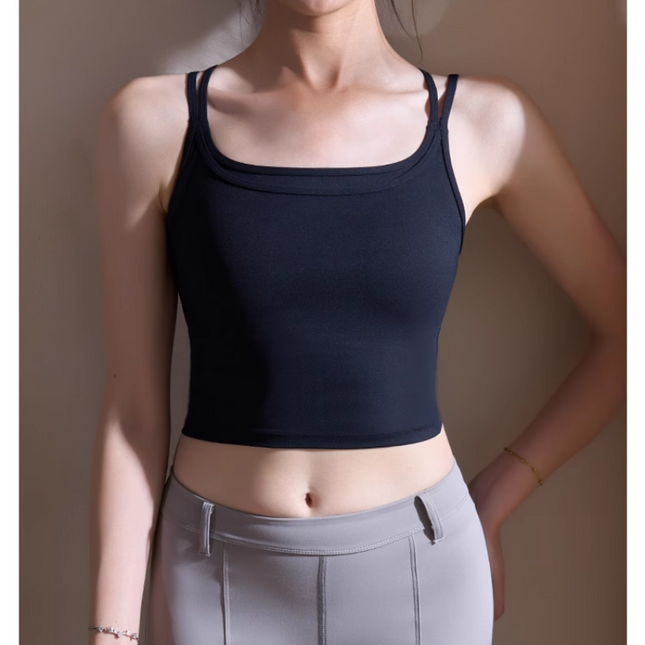 RAOCI Yoga Pilates Backless Fitted Sports Bra