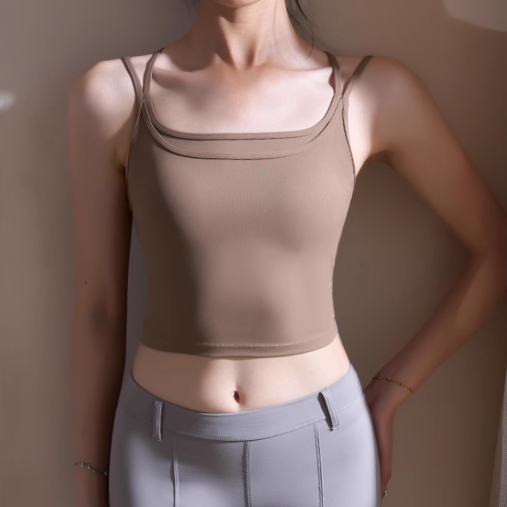 RAOCI Yoga Pilates Backless Fitted Sports Bra