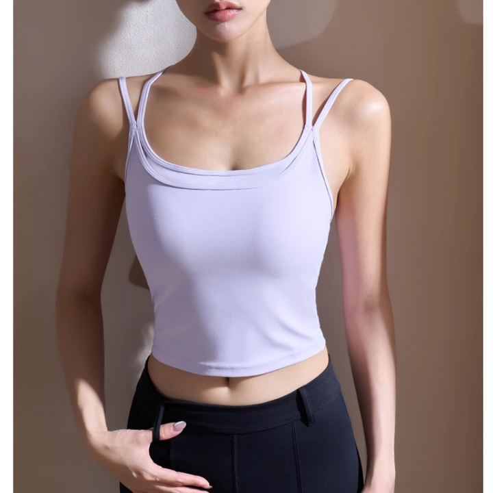 RAOCI Yoga Pilates Backless Fitted Sports Bra