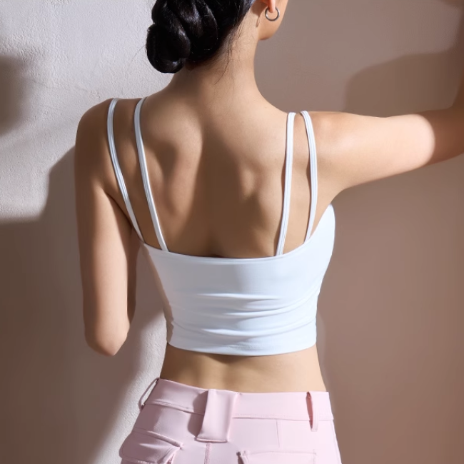 RAOTI Yoga Pilates Cut Out Fitted Sports Bra