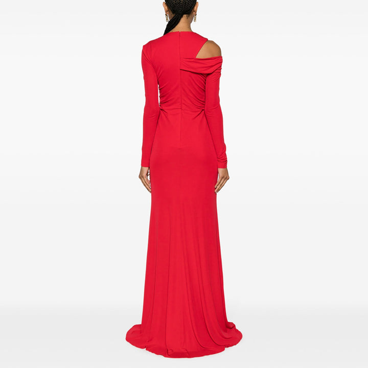 RAROK Cold Shoulder Slip Evening Dress Gown