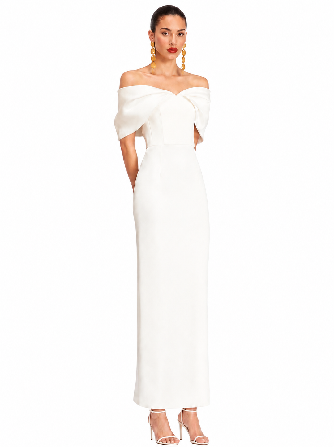 ROVNI Off-Shoulder Evening Dress Gown