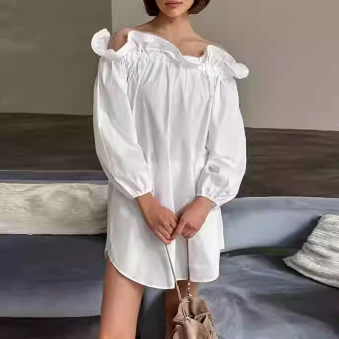 RUFAI Off-Shoulder Mini Dress