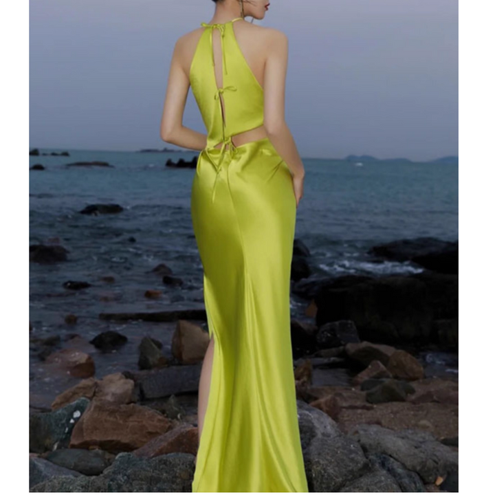 SABVA Cut Out Maxi Evening Dress Gown
