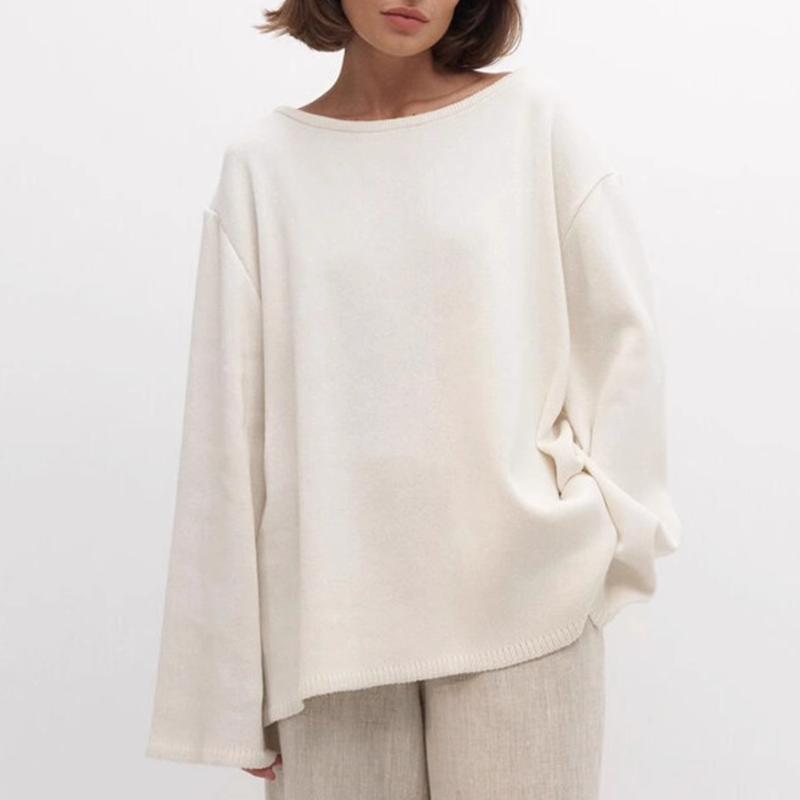SCOCI Backless Knitwear Sweater