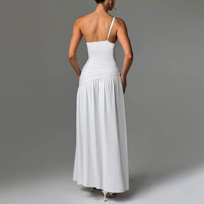 SOVMI Off-Shoulder Slip Evening Dress Gown