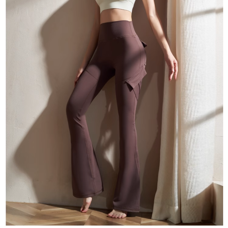 SRINU Yoga Pilates Pocket Fitted Stretch Leggings