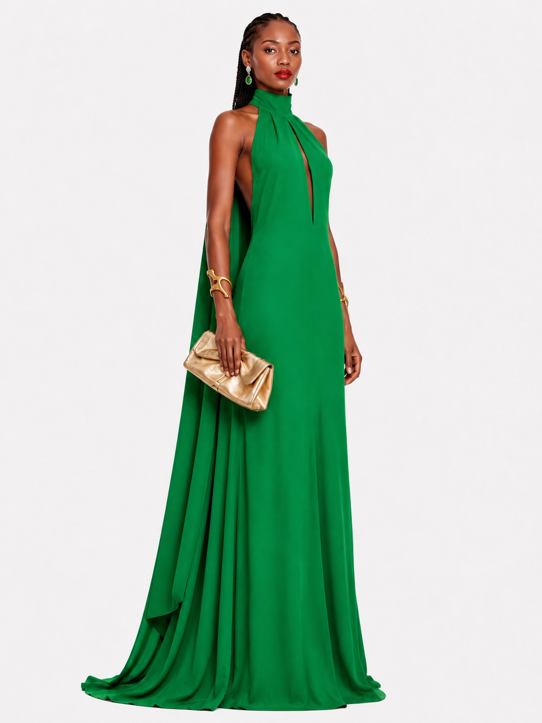 VABRU Backless Evening Dress Gown
