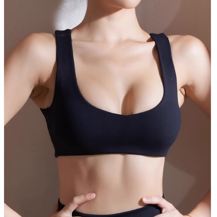 VADRI Yoga Pilates Cut Out Fitted Sports Bra