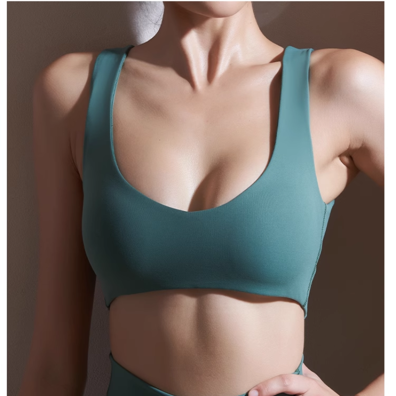 VADRI Yoga Pilates Cut Out Fitted Sports Bra