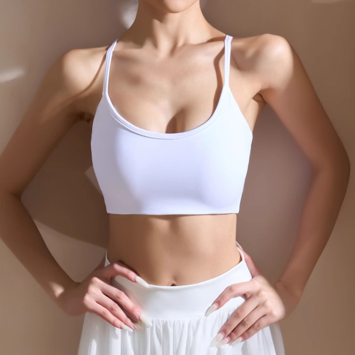 VAFOT Yoga Pilates Cut Out Fitted Sports Bra