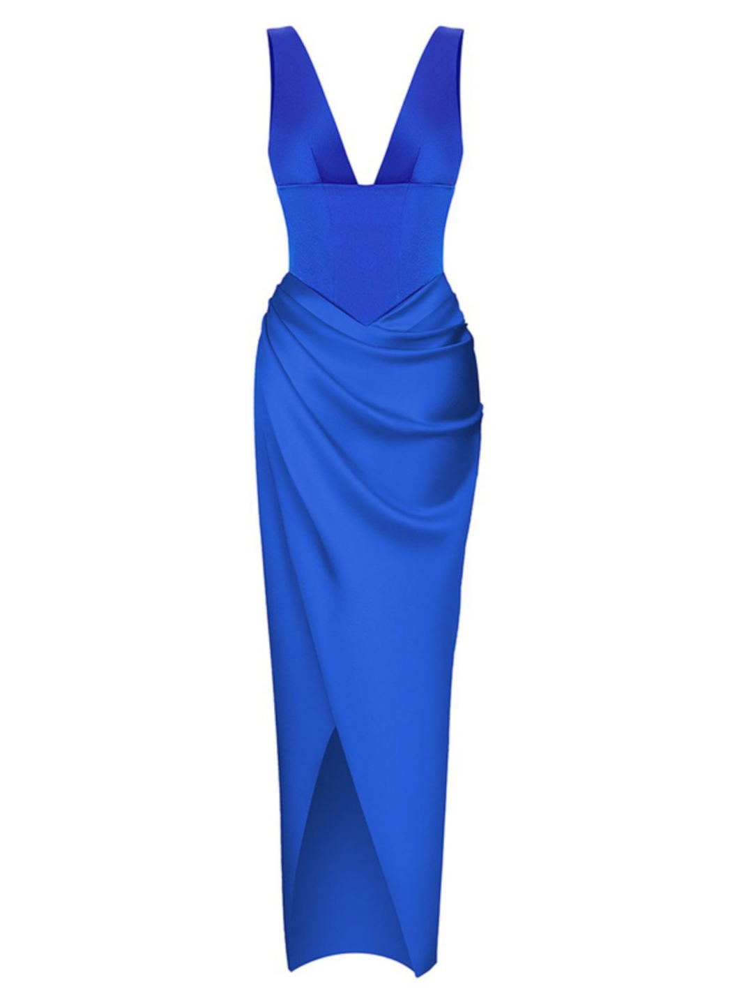 VALCU Deep V Evening Dress Gown