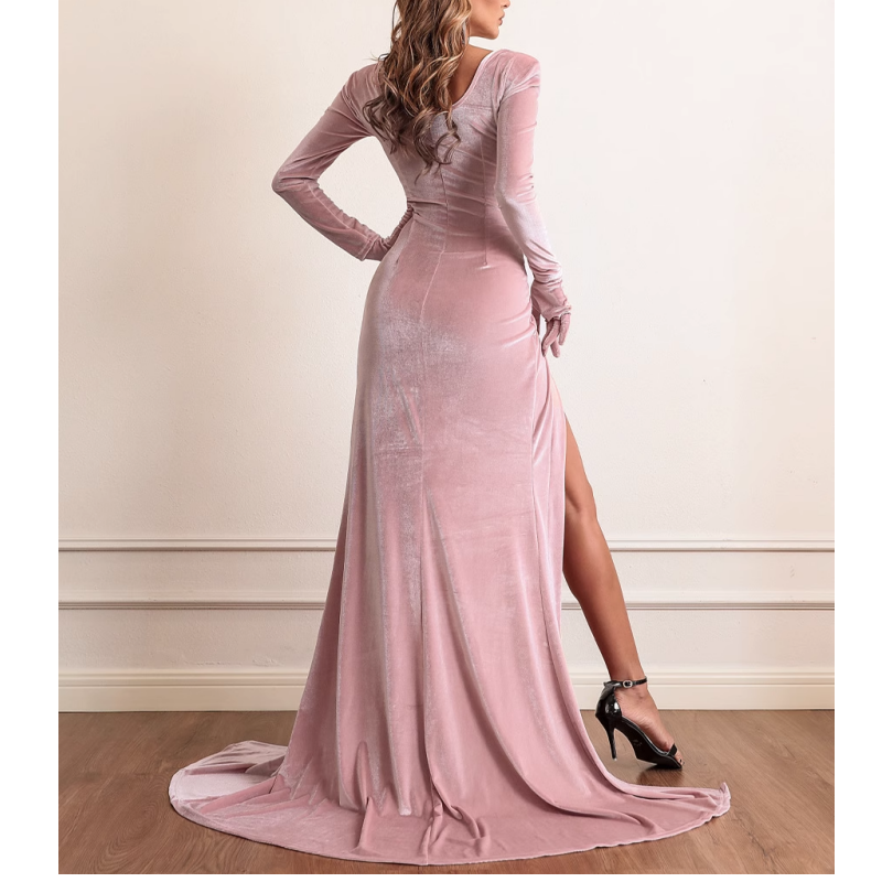 VAURI Slip Evening Dress Gown
