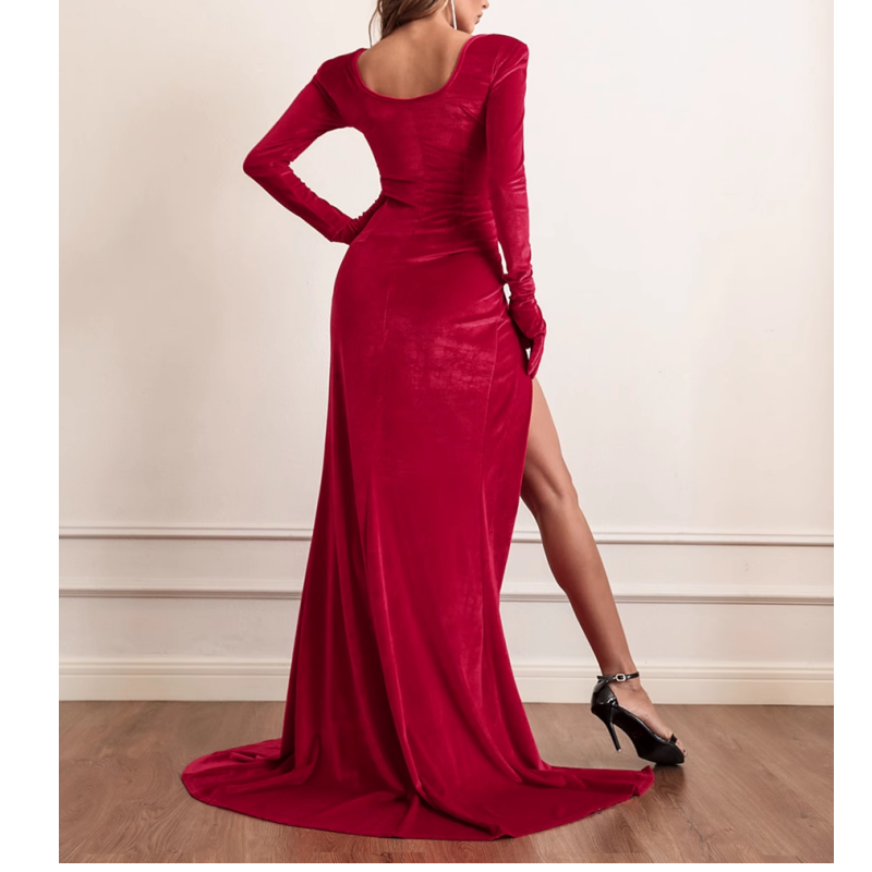 VAURI Slip Evening Dress Gown