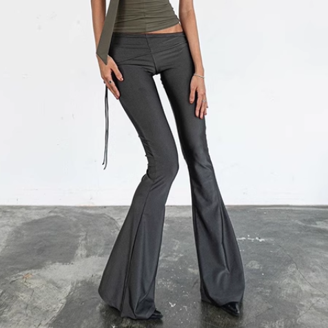 VOIXA Basic Flared Pants