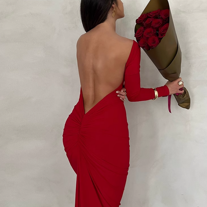 VUCHA Backless Evening Dress Gown