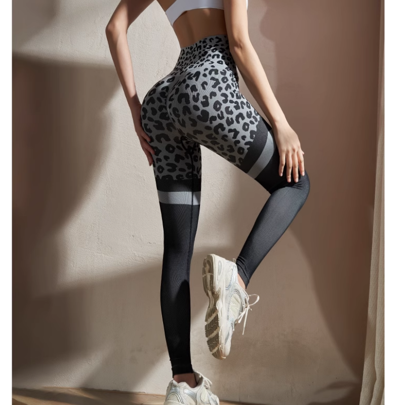 ZENAS Printed Fitted Stretch Leggings