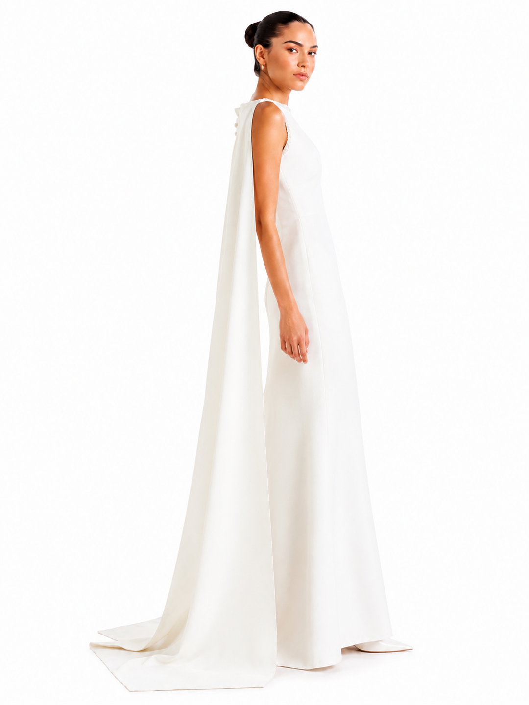 ZEOVI Beaded Maxi Evening Dress Gown