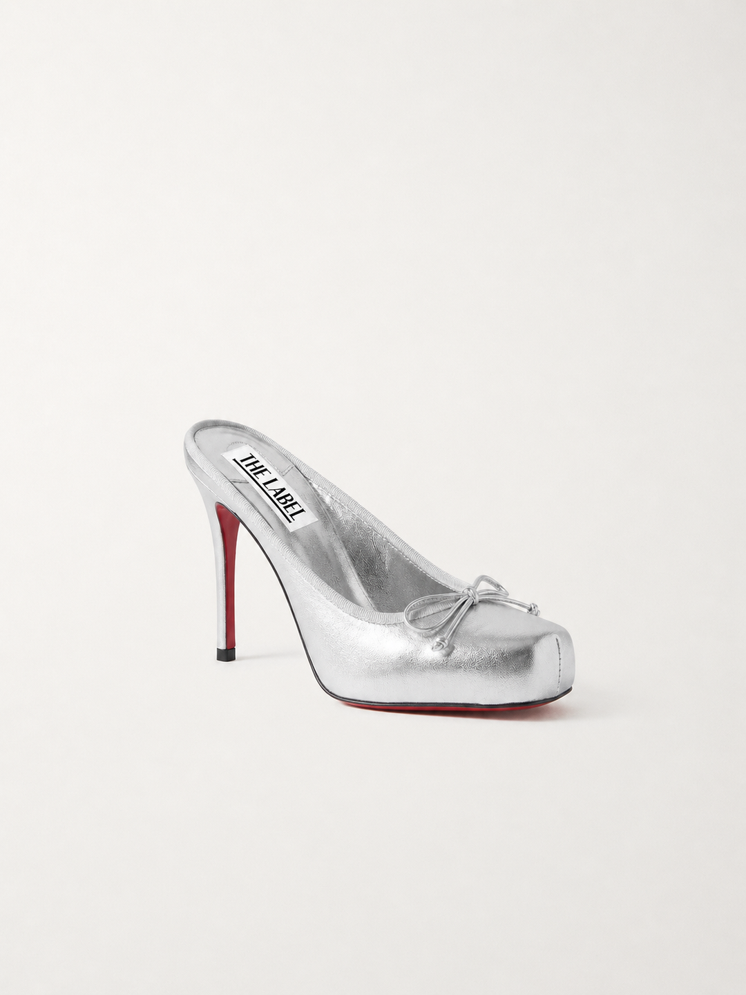 ARABELLA BALLET STYLE MULES BALLETCORE HIGH HEELS PUMPS - 10CM