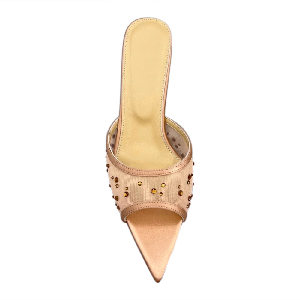 DEXRA Diamante Mules Sandals