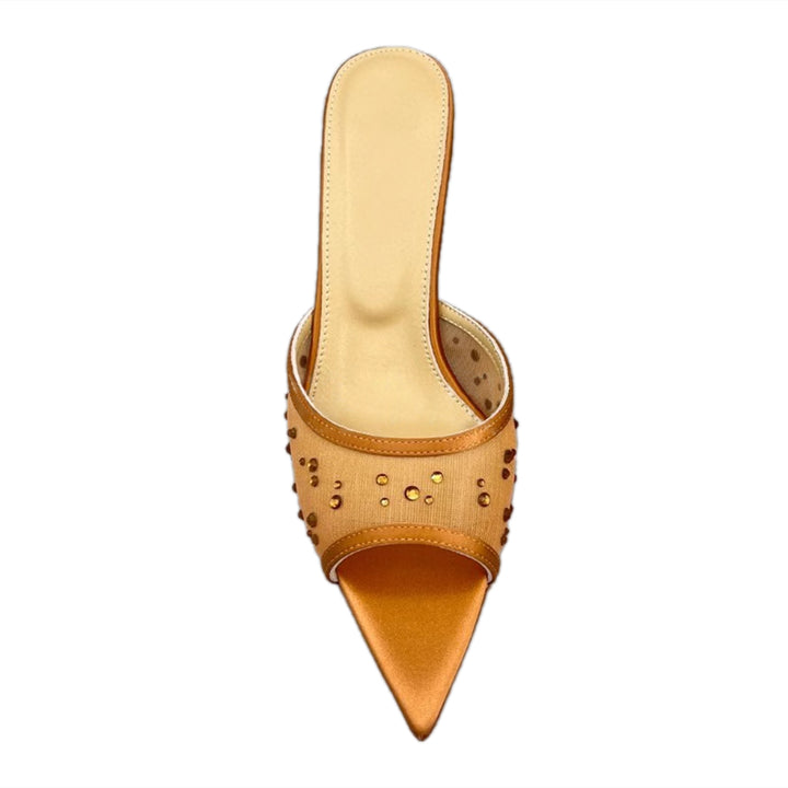 DEXRA Diamante Mules Sandals