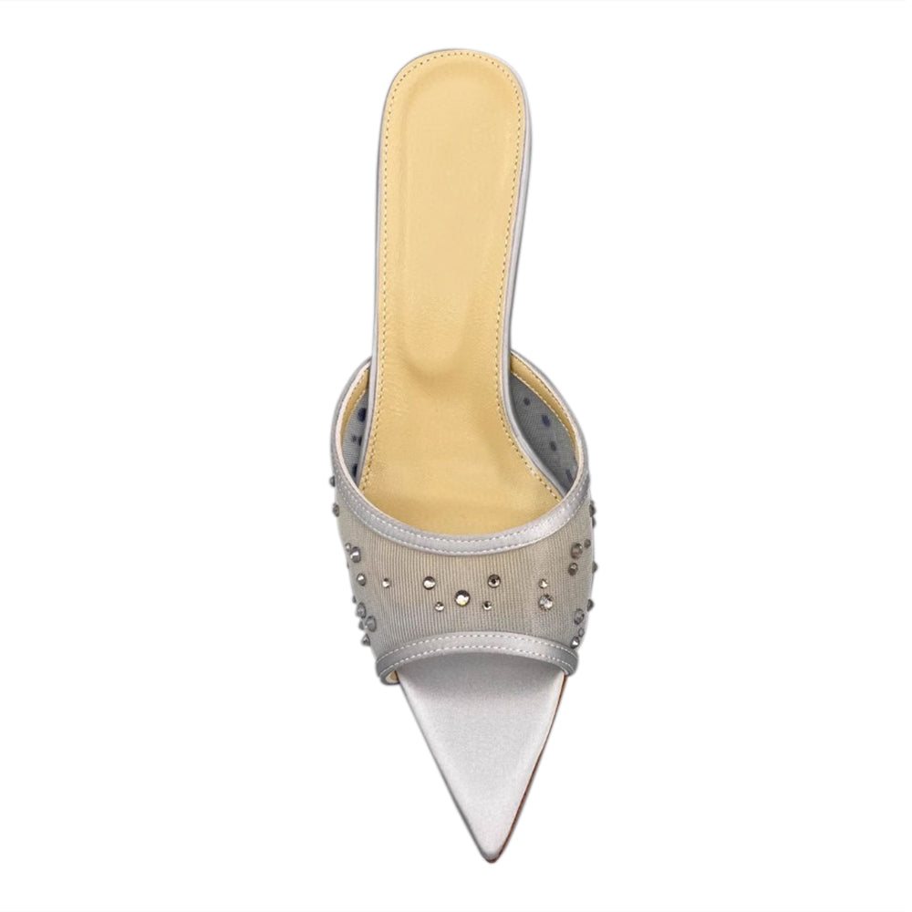DEXRA Diamante Mules Sandals