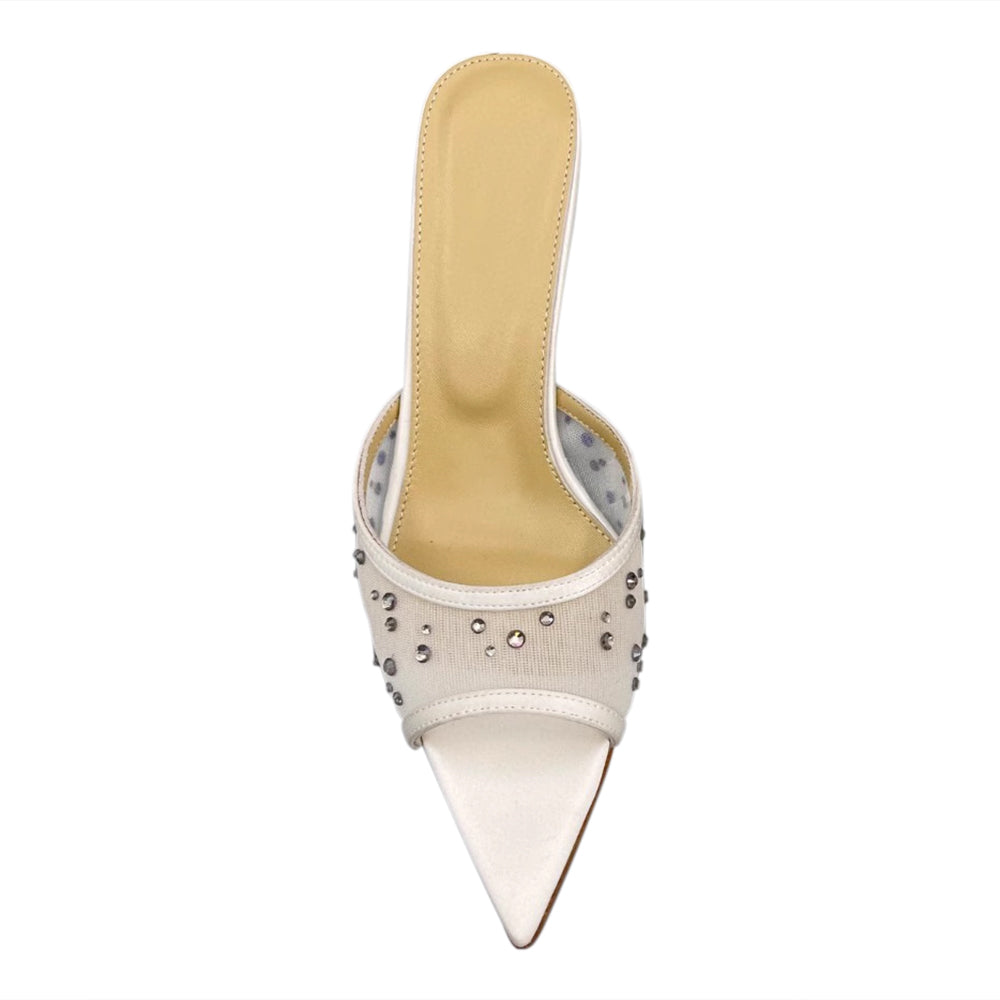 DEXRA Diamante Mules Sandals