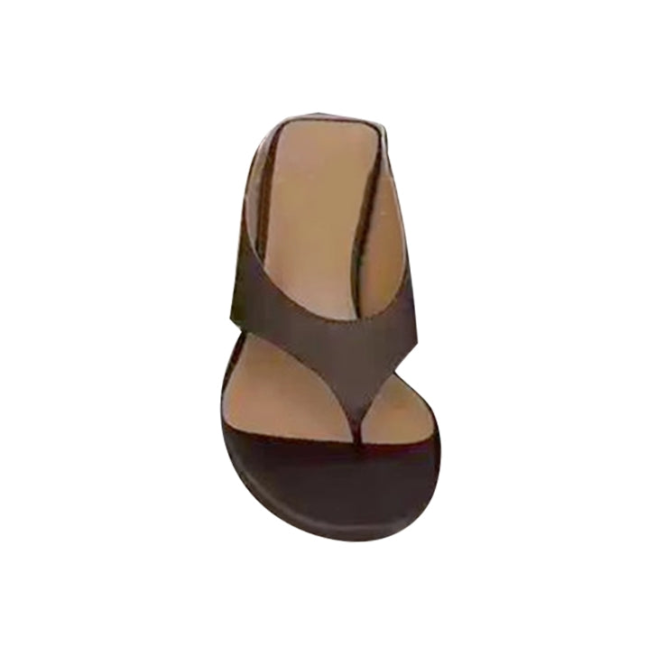 FENUV Flip Flop Mules Sandals