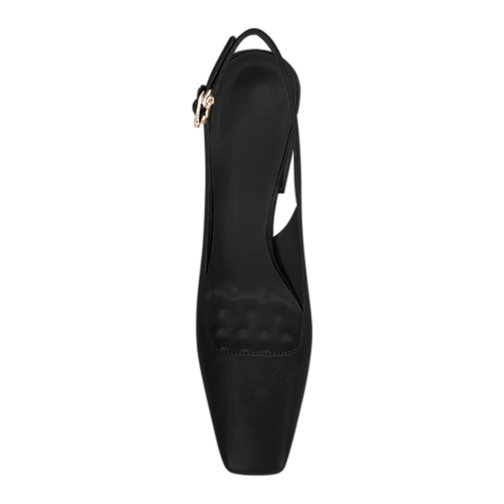 FERCO Leather Block Heel Sandals - 8cm