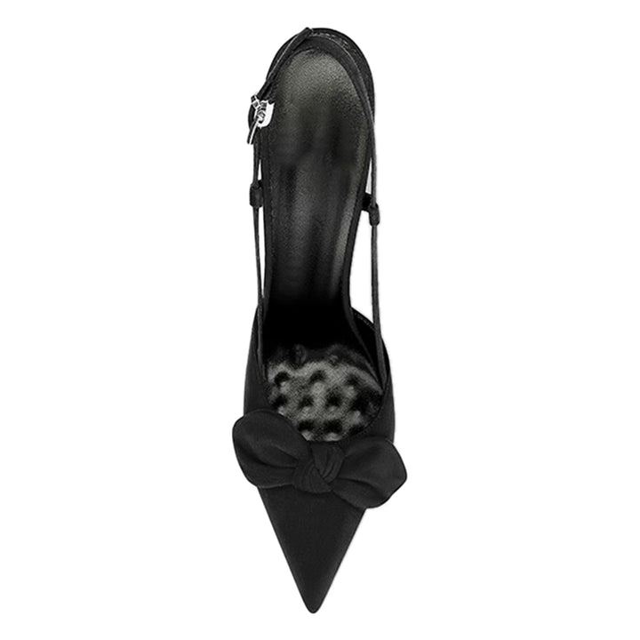 FUDOL Bow Mid Heel Sandals - 8cm