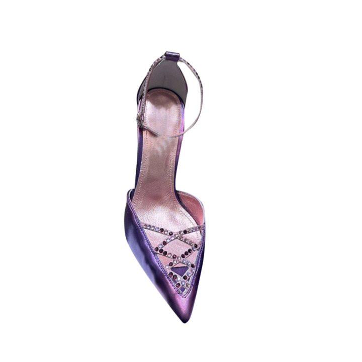 HAJRU Diamante High Heel Sandals
