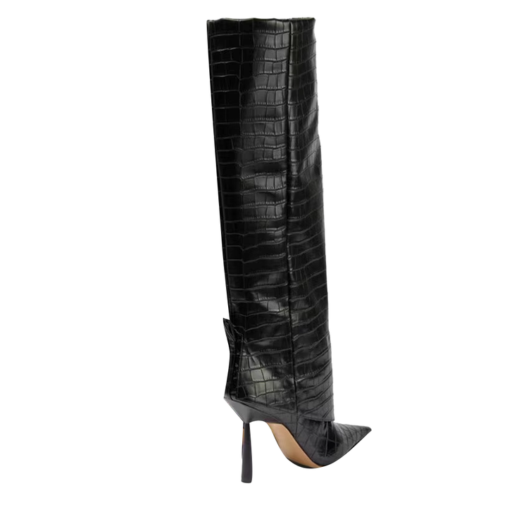 HASGI Stiletto Heel Knee High Boots