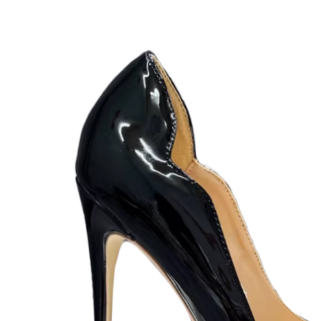 HEDOV Patent Leather High Heel Pumps - 10cm