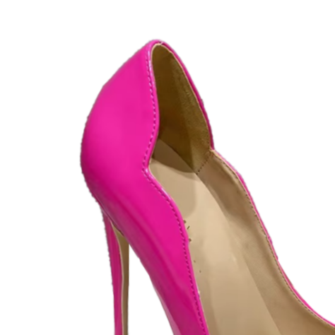 HEDOV Patent Leather High Heel Pumps - 10cm