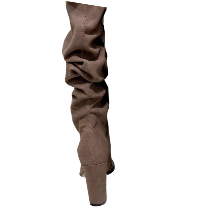 HEMLO Fold Knee High Boots