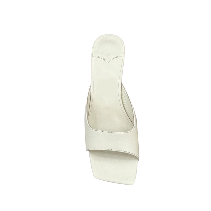 HUNVE Kitten Heel Mules Sandals