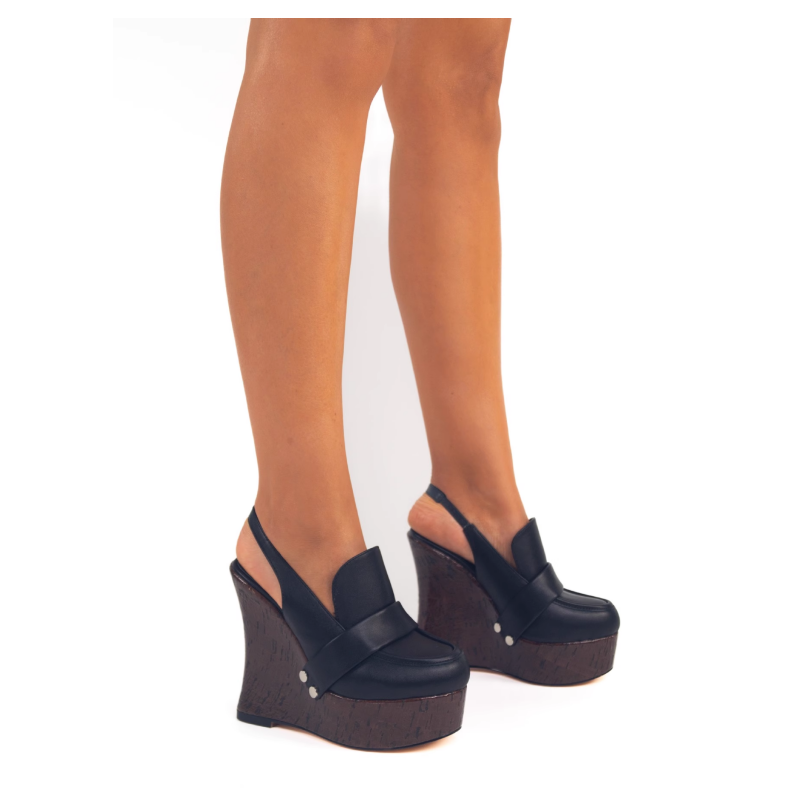 JUKCA Leather Platform Sandals