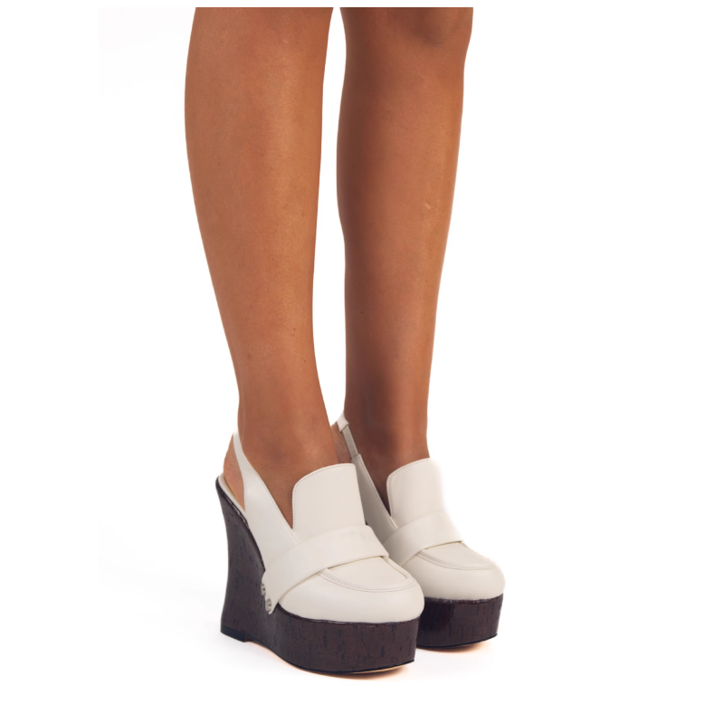 JUKCA Leather Platform Sandals