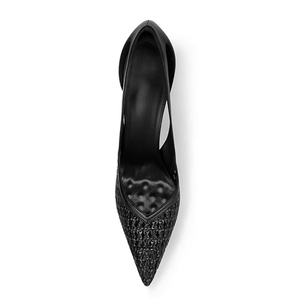 KAVCO Braided Mid Heel Pumps - 8cm