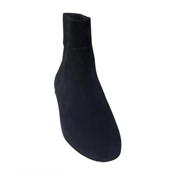 KEJDA Suede Flat Ankle Boots