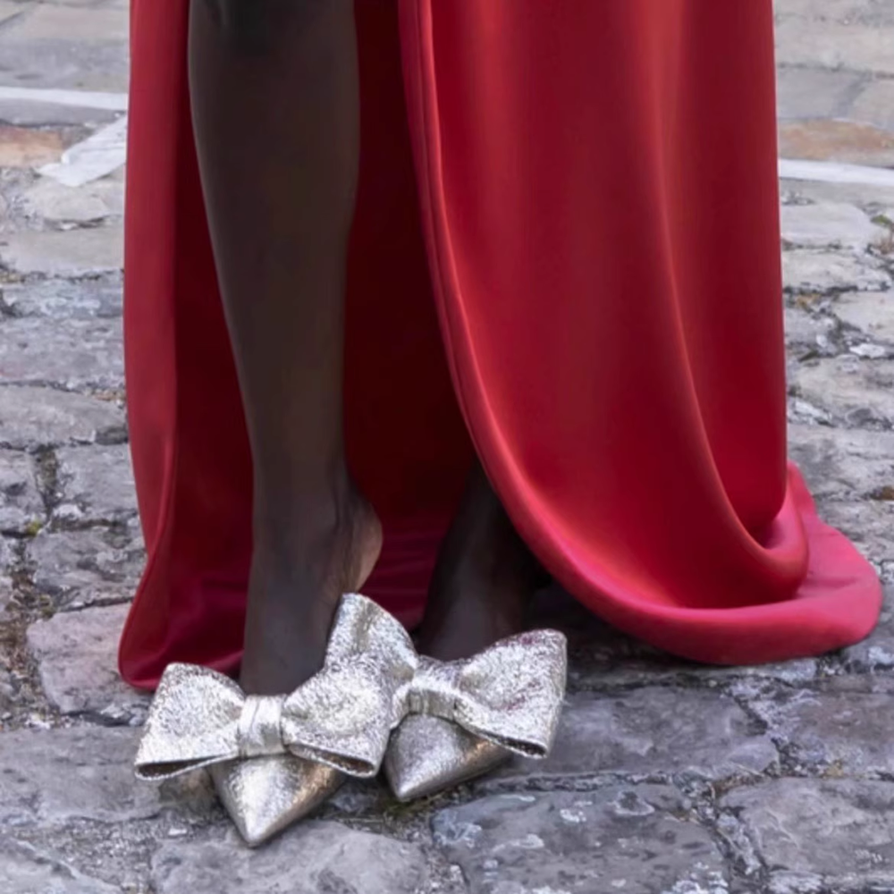 KENSA Bow Slippers Slides