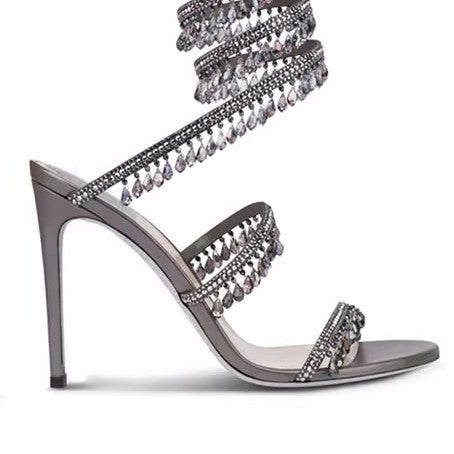 KEORI Diamante Wrap High Heel Sandals