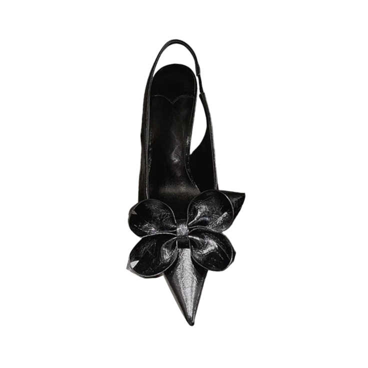 LNOTI Bow Mid Heel Sandals