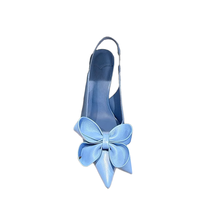 LNOTI Bow Mid Heel Sandals