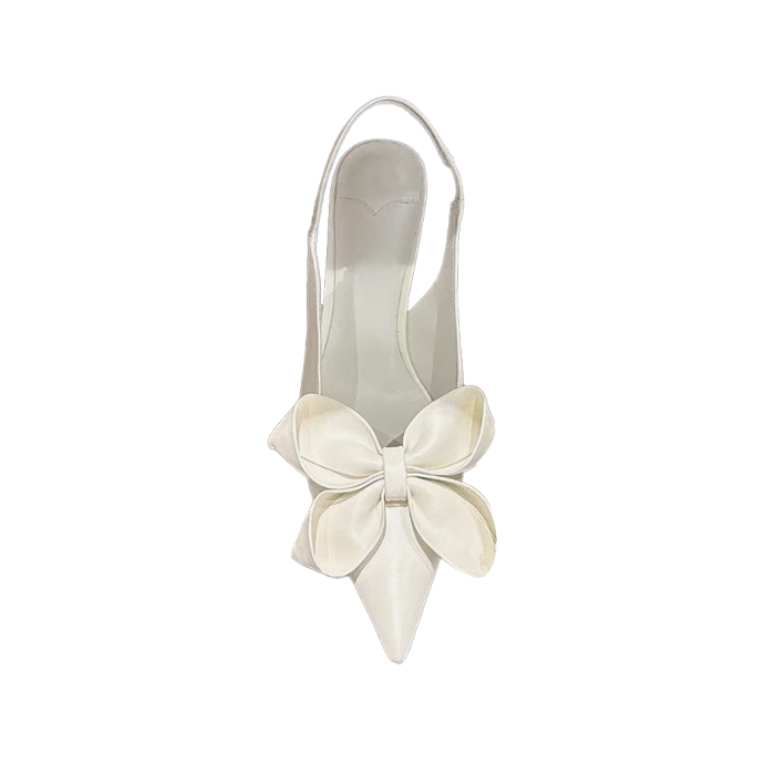 LNOTI Bow Mid Heel Sandals