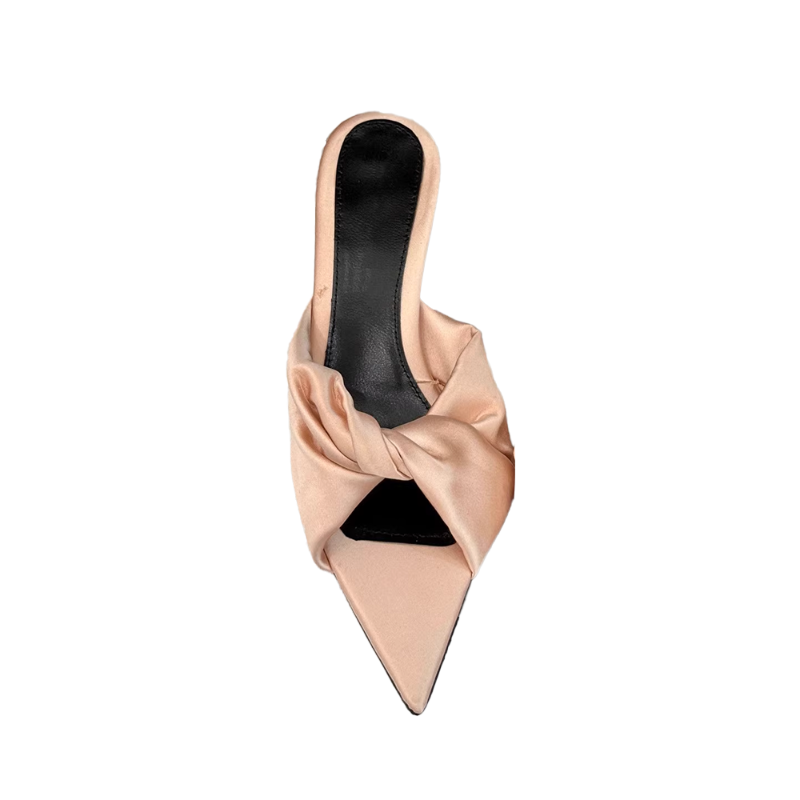 MACTI Kitten Heel Mules Sandals